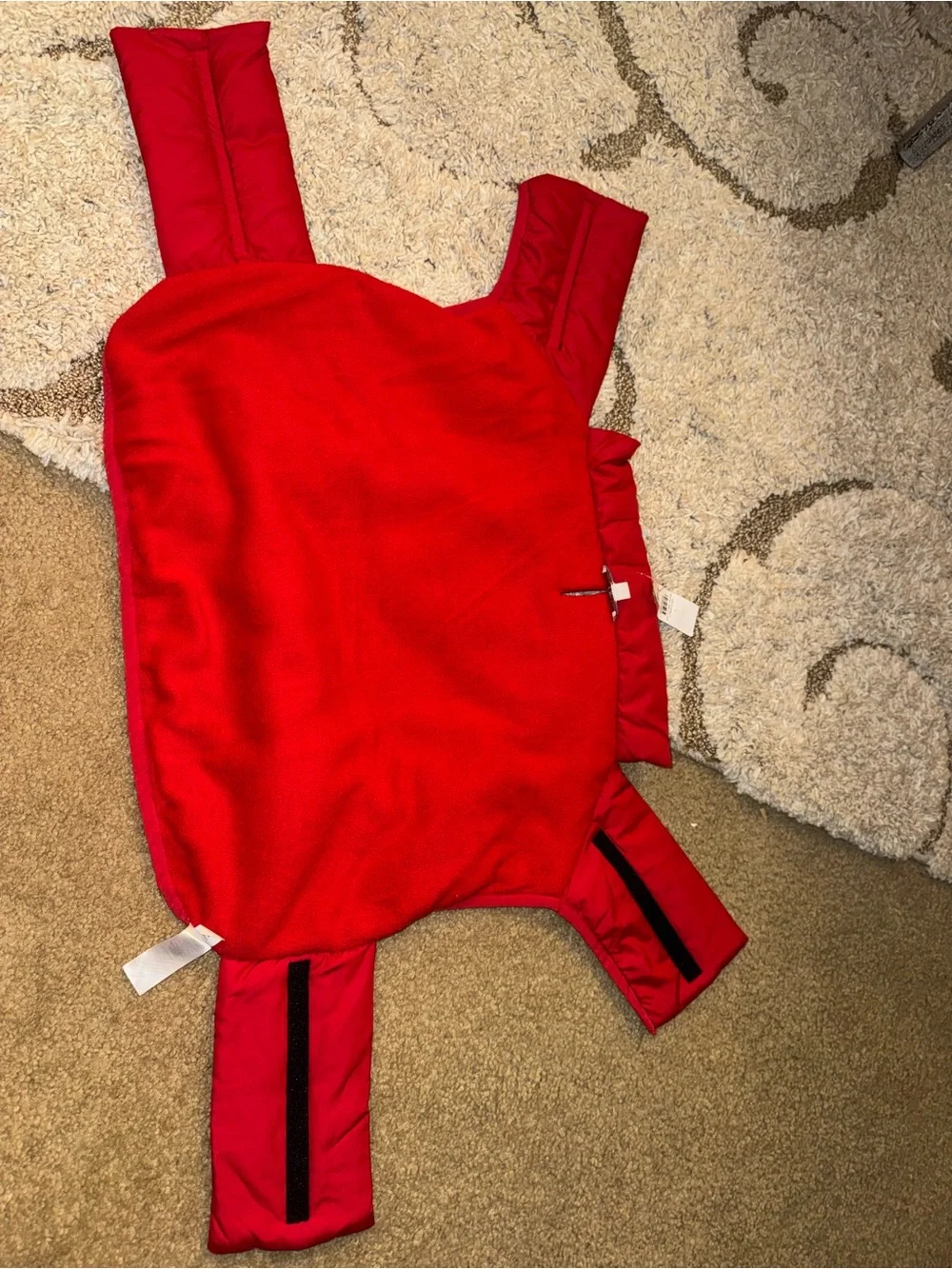 LOFT Dog Red Puffer Jacket NWT